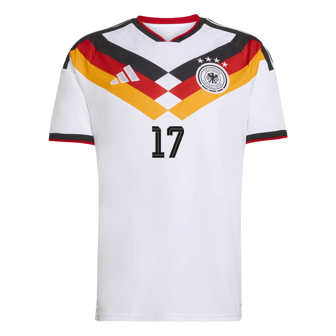 Camiseta WIRTZ #17 Germany 2026 Primera Equipación Copa del Mundo - Versión Hincha