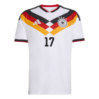 Camiseta WIRTZ #17 Germany 2026 Primera Equipación Copa del Mundo - Versión Hincha