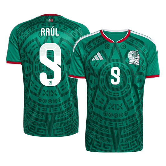 Camiseta Raúl #9 Mexico 2026 Primera Equipación Copa del Mundo - Versión Hincha
