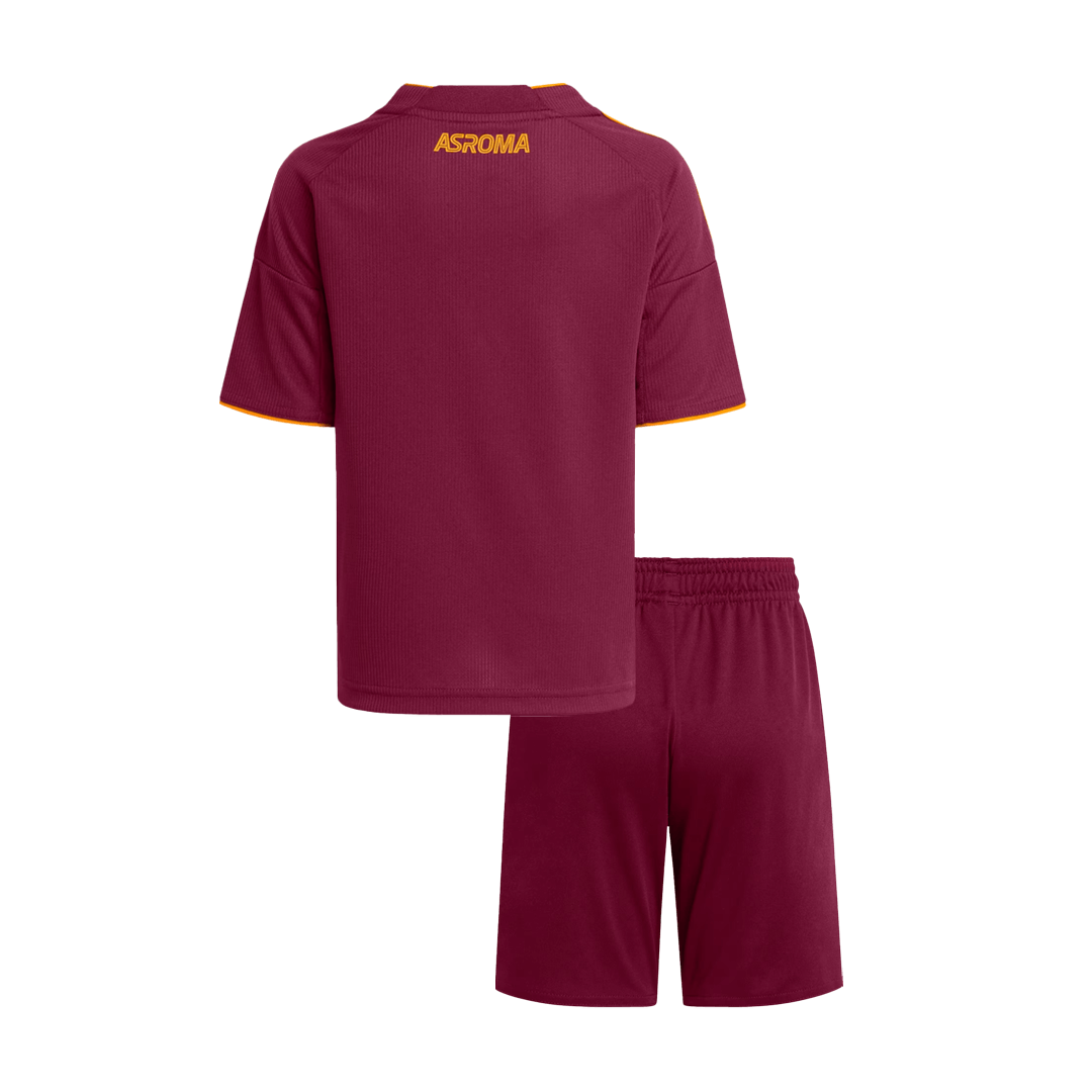 Conjunto Infantil Roma 2025/26 Primera Equipación-Camisetas Pasion Shop