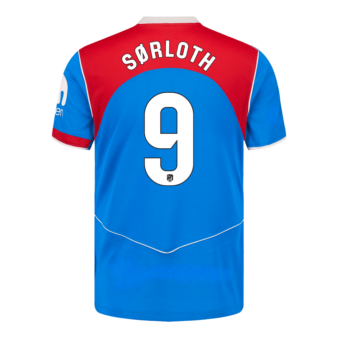 Camiseta SØRLOTH #9 Atletico Madrid 2025/26 Tercera Equipación - Versión Hincha