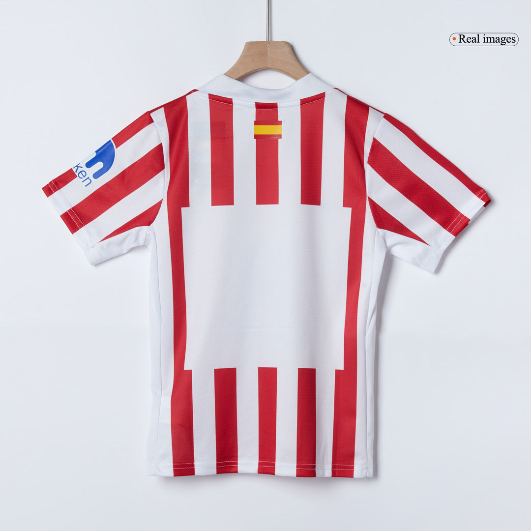 Conjunto Infantil Completo Atlético Madrid 2025/26 Primera Equipación-Camisetas Pasion Shop