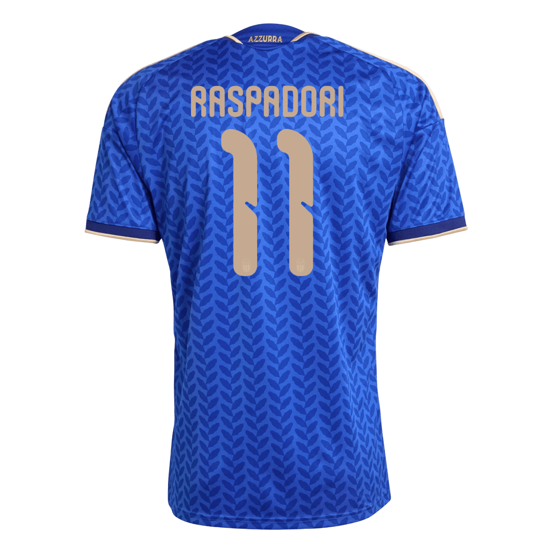Camiseta RASPADORI #11 Italy 2026 Primera Equipación Copa del Mundo - Versión Hincha