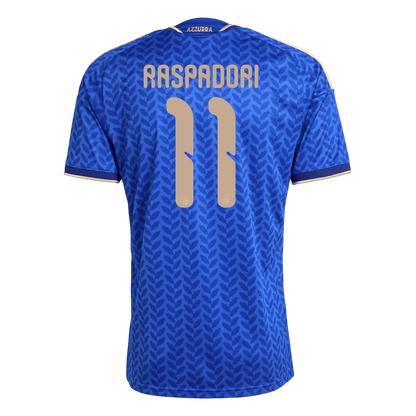 Camiseta RASPADORI #11 Italy 2026 Primera Equipación Copa del Mundo - Versión Hincha