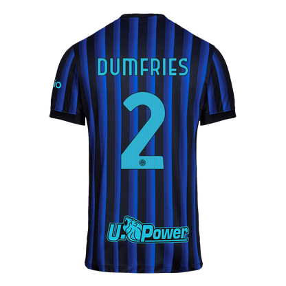 Camiseta DUMFRIES #2 Inter Milan 2025/26 Primera Equipación - Versión Hincha