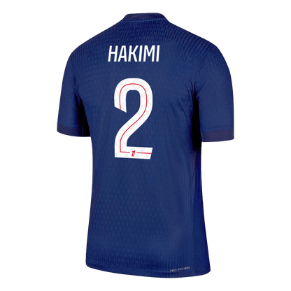 Camiseta Auténtica HAKIMI #2 PSG 2025/26 Primera Equipación -Versión Jugador