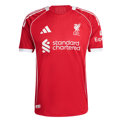 Camiseta Auténtica KERKEZ #6 Liverpool 2025/26 Primera Equipación-Versión Jugador