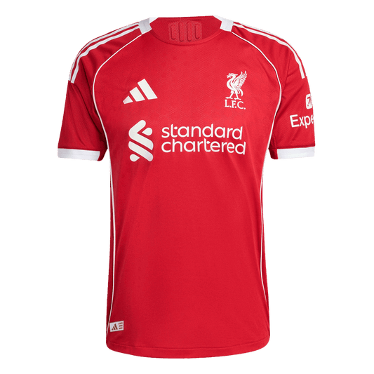 Camiseta Auténtica Liverpool 2025/26 Primera Equipación-Versión Jugador