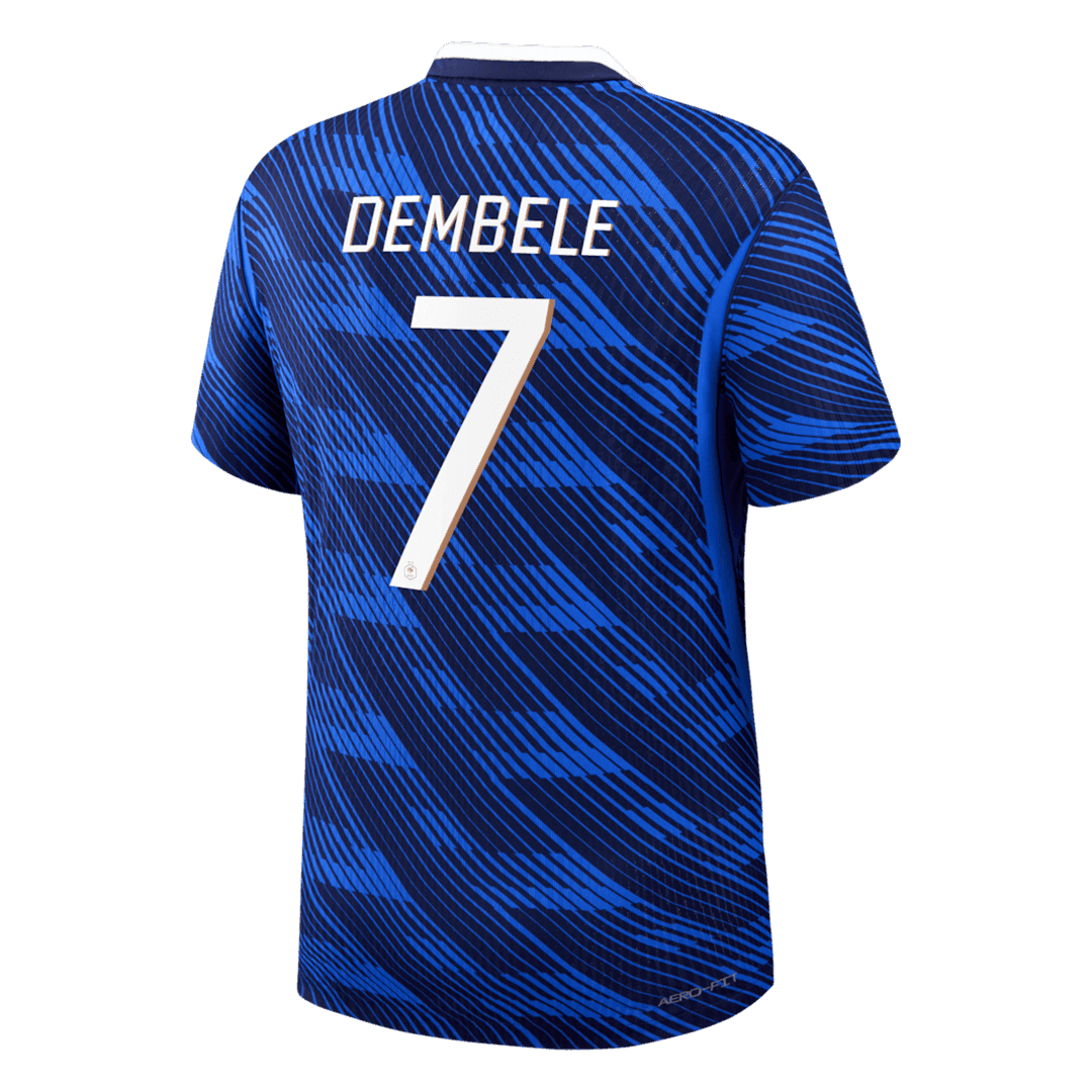 Camiseta Auténtica DEMBELE #7 France 2026 Primera Equipación Copa del Mundo -Versión Jugador