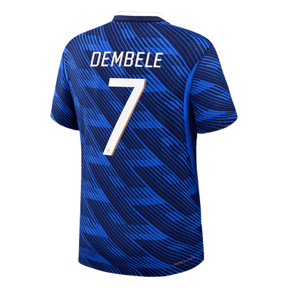 Camiseta Auténtica DEMBELE #7 France 2026 Primera Equipación Copa del Mundo -Versión Jugador