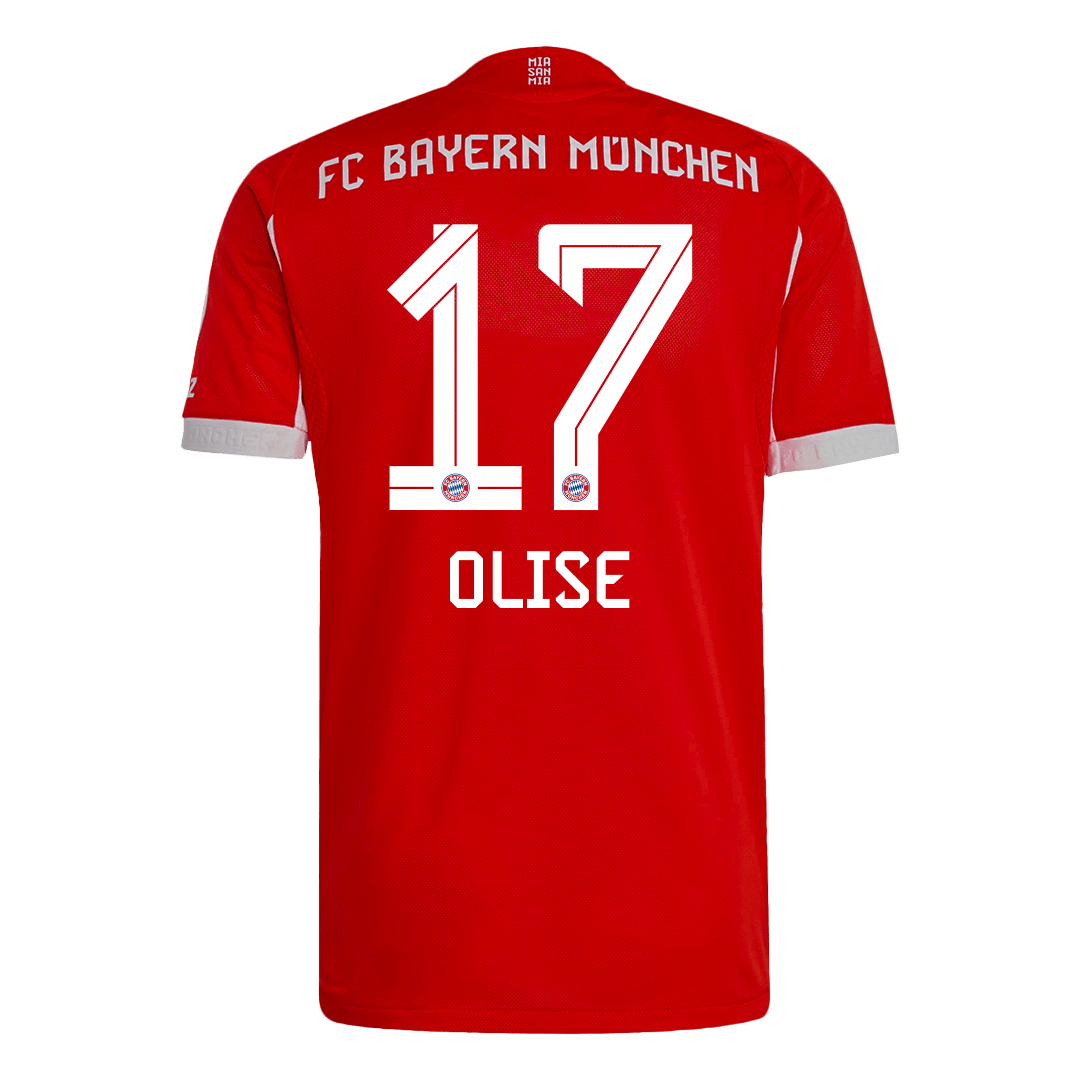Camiseta Auténtica OLISE #17 Bayern Munich 2025/26 Primera Equipación -Versión Jugador