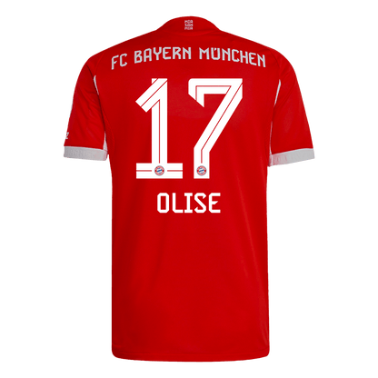 Camiseta Auténtica OLISE #17 Bayern Munich 2025/26 Primera Equipación -Versión Jugador