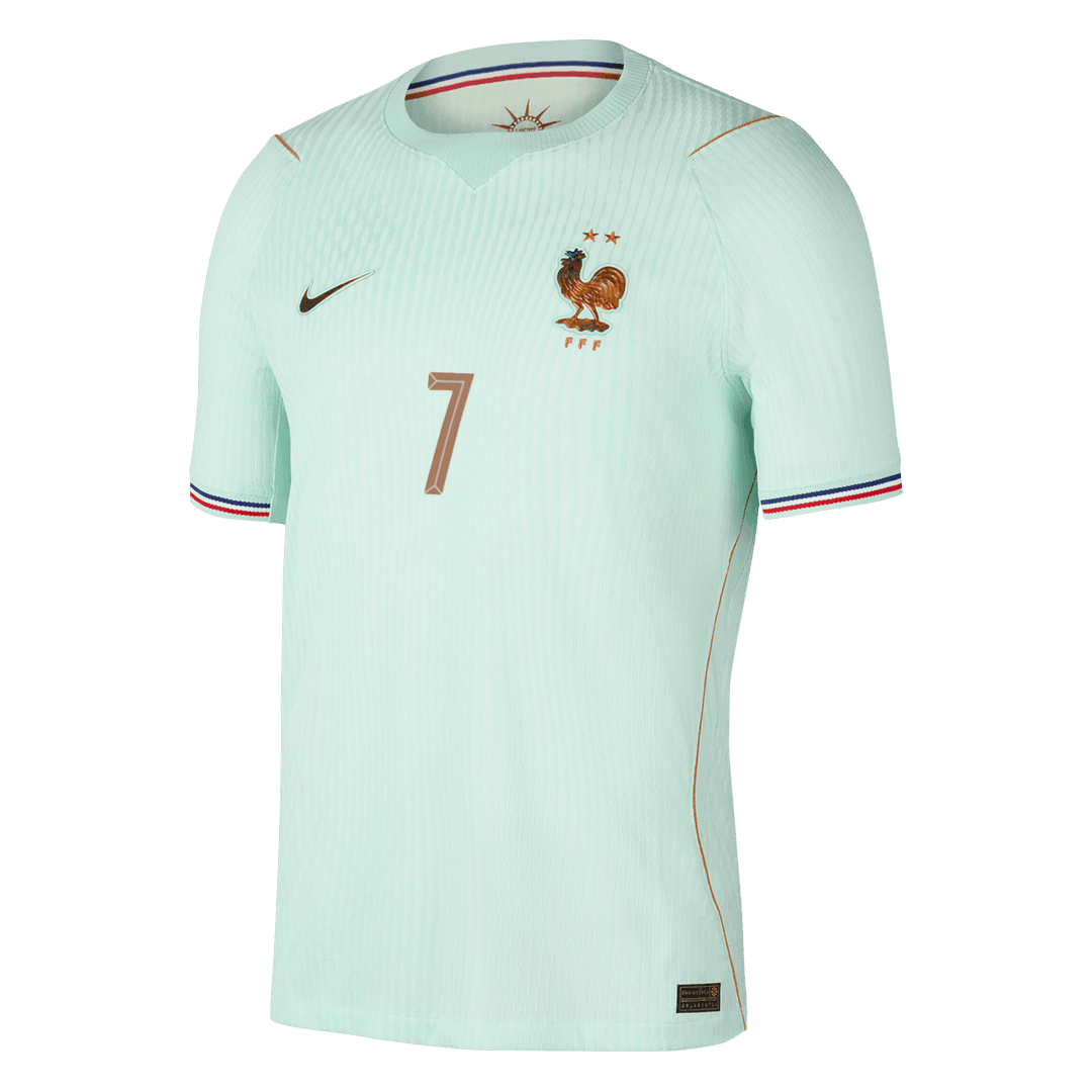 Camiseta Auténtica DEMBELE #7 France 2026 Segunda Equipación Copa del Mundo -Versión Jugador