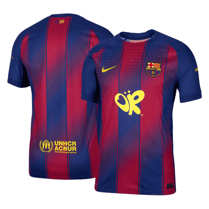Camiseta Auténtica Barcelona 2025/26 Primera Equipación -Versión Jugador
