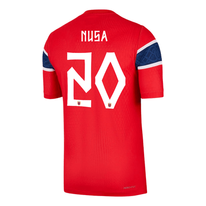 Camiseta Auténtica NUSA #20 Norway 2026 Primera Equipación Copa del Mundo -Versión Jugador