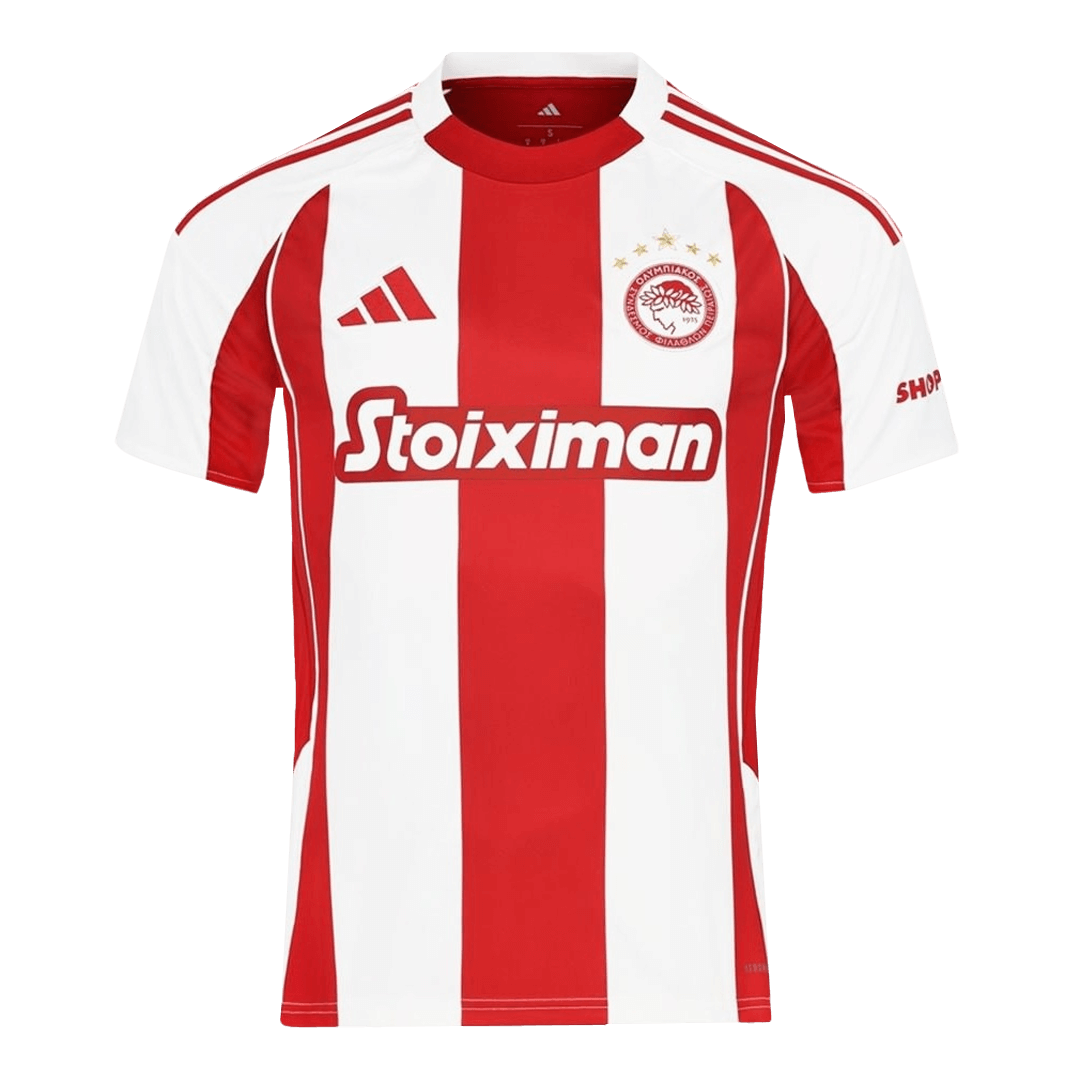 Camiseta Olympiakos 2025/26 Primera Equipación - Versión Hincha-Camisetas Pasion Shop