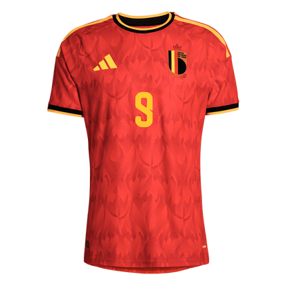 Camiseta Auténtica LUKAKU #9 Belgium 2026 Primera Equipación Copa del Mundo -Versión Jugador