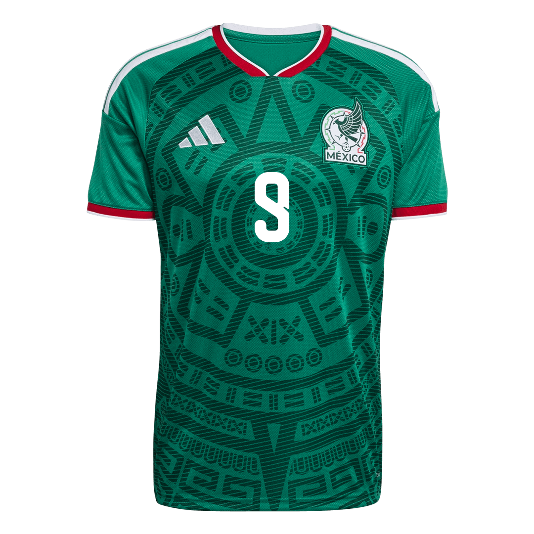 Camiseta Raúl #9 Mexico 2026 Primera Equipación Copa del Mundo - Versión Hincha