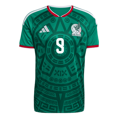 Camiseta Raúl #9 Mexico 2026 Primera Equipación Copa del Mundo - Versión Hincha
