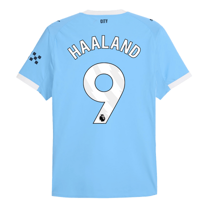 Camiseta Auténtica HAALAND #9 Manchester City 2025/26 Primera Equipación-Versión Jugador