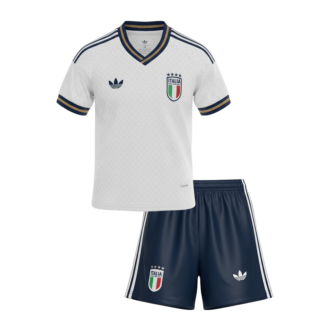 Conjunto Infantil Italy 2026 Segunda Equipación Copa del Mundo