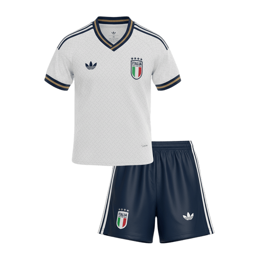 Conjunto Infantil Italy 2026 Segunda Equipación Copa del Mundo
