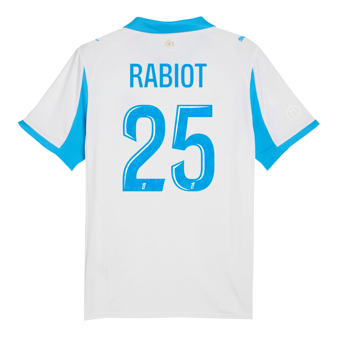 Camiseta RABIOT #25 Marseille 2025/26 Primera Equipación - Versión Hincha