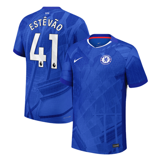 Camiseta Auténtica ESTÊVÃO #41 Chelsea 2025/26 Primera Equipación -Versión Jugador