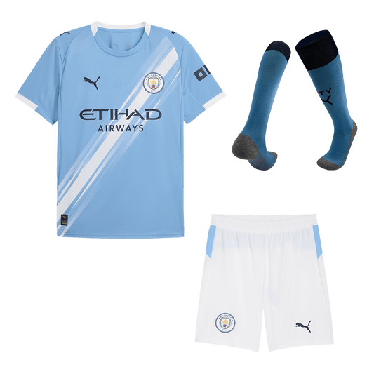 Calidad Premium Conjunto Completo Manchester City 2025/26 Primera Equipación