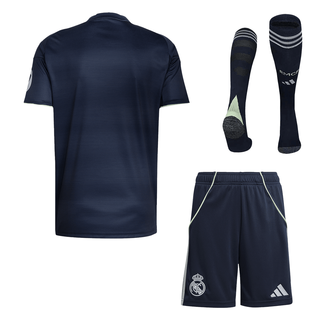 Conjunto Completo Real Madrid 2025/26 Segunda Equipación-Camisetas Pasion Shop