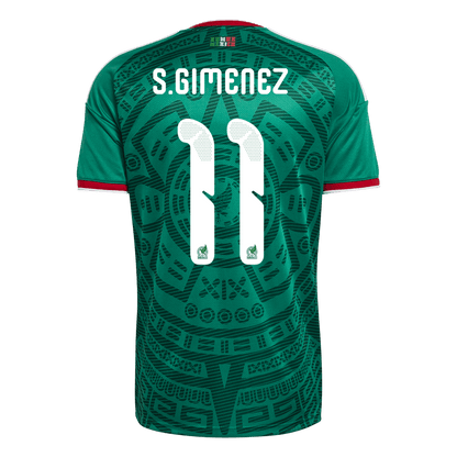 Camiseta S.GIMENEZ #11 Mexico 2026 Primera Equipación Copa del Mundo - Versión Hincha