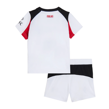 Conjunto Infantil AC Milan 2025/26 Segunda Equipación-Camisetas Pasion Shop