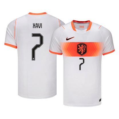 Camiseta XAVI #7 Netherlands 2026 Segunda Equipación Copa del Mundo - Versión Hincha