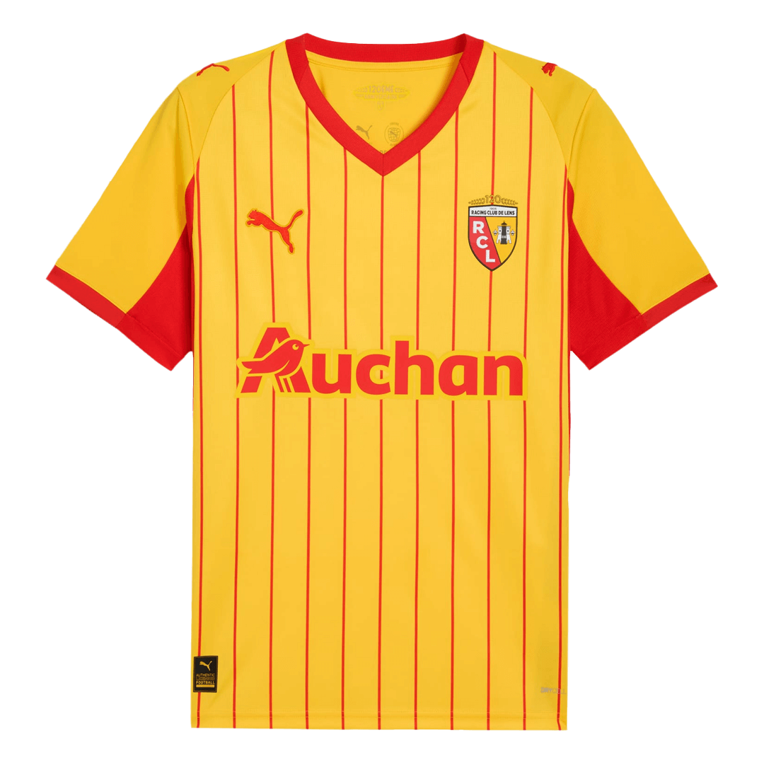 Camiseta THAUVIN #10 RC Lens 2025/26 Primera Equipación - Versión Hincha