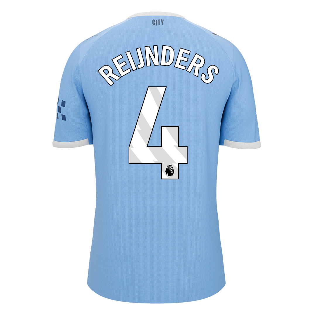 Calidad Premium Camiseta REIJNDERS #4 Manchester City 2025/26 Primera Equipación -Versión Hincha
