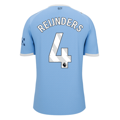 Calidad Premium Camiseta REIJNDERS #4 Manchester City 2025/26 Primera Equipación -Versión Hincha