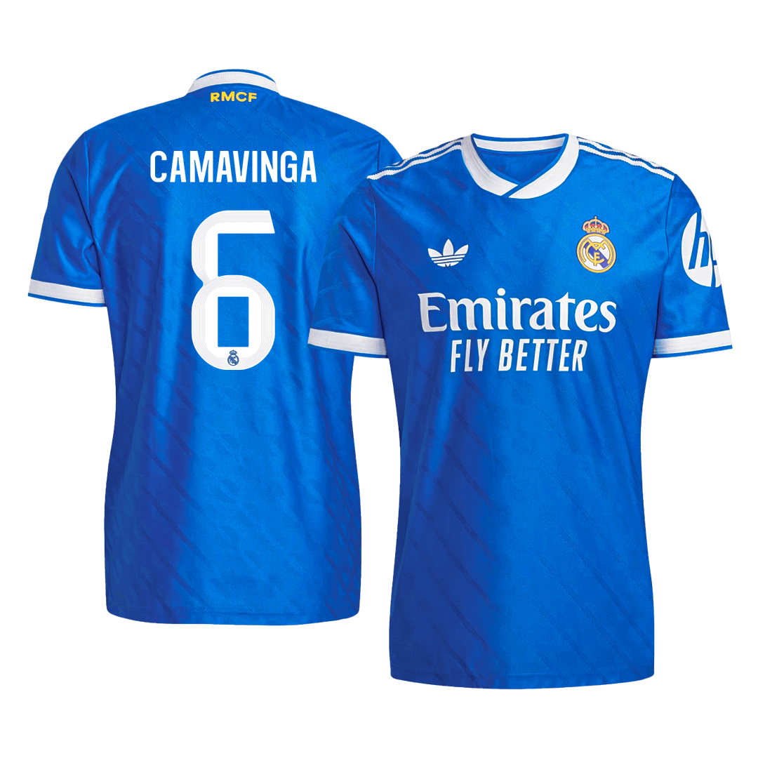 Camiseta Auténtica CAMAVINGA #6 Real Madrid 2025/26 Tercera Equipación -Versión Jugador