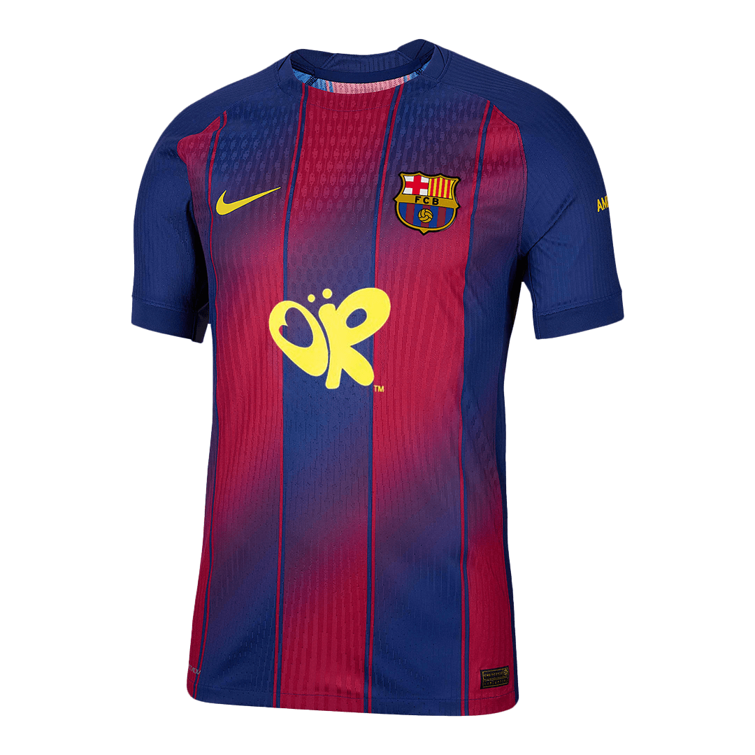 Camiseta Auténtica Barcelona 2025/26 Primera Equipación -Versión Jugador