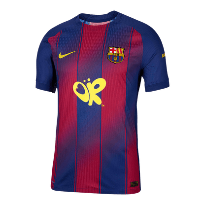 Camiseta Auténtica Barcelona 2025/26 Primera Equipación -Versión Jugador