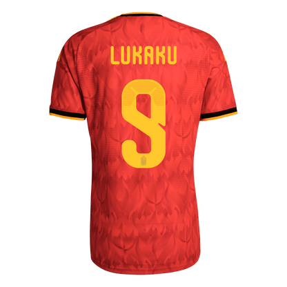 Camiseta Auténtica LUKAKU #9 Belgium 2026 Primera Equipación Copa del Mundo -Versión Jugador