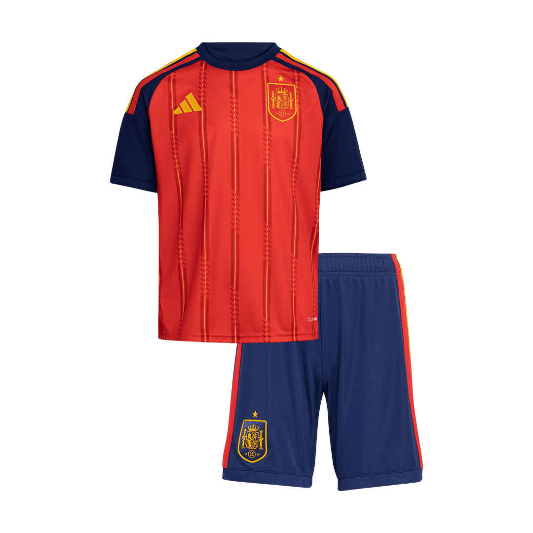 Conjunto Infantil Spain 2026 Primera Equipación Copa del Mundo