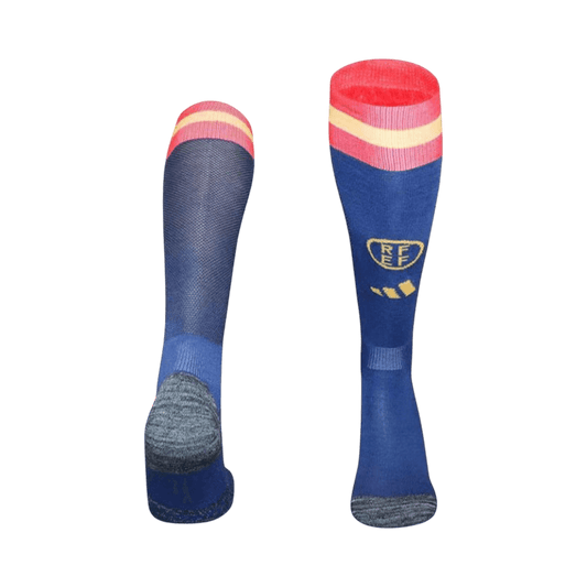 Spain Primera Equipación Soccer Calcetines Infantiles 2026 - Copa Mundial 2022