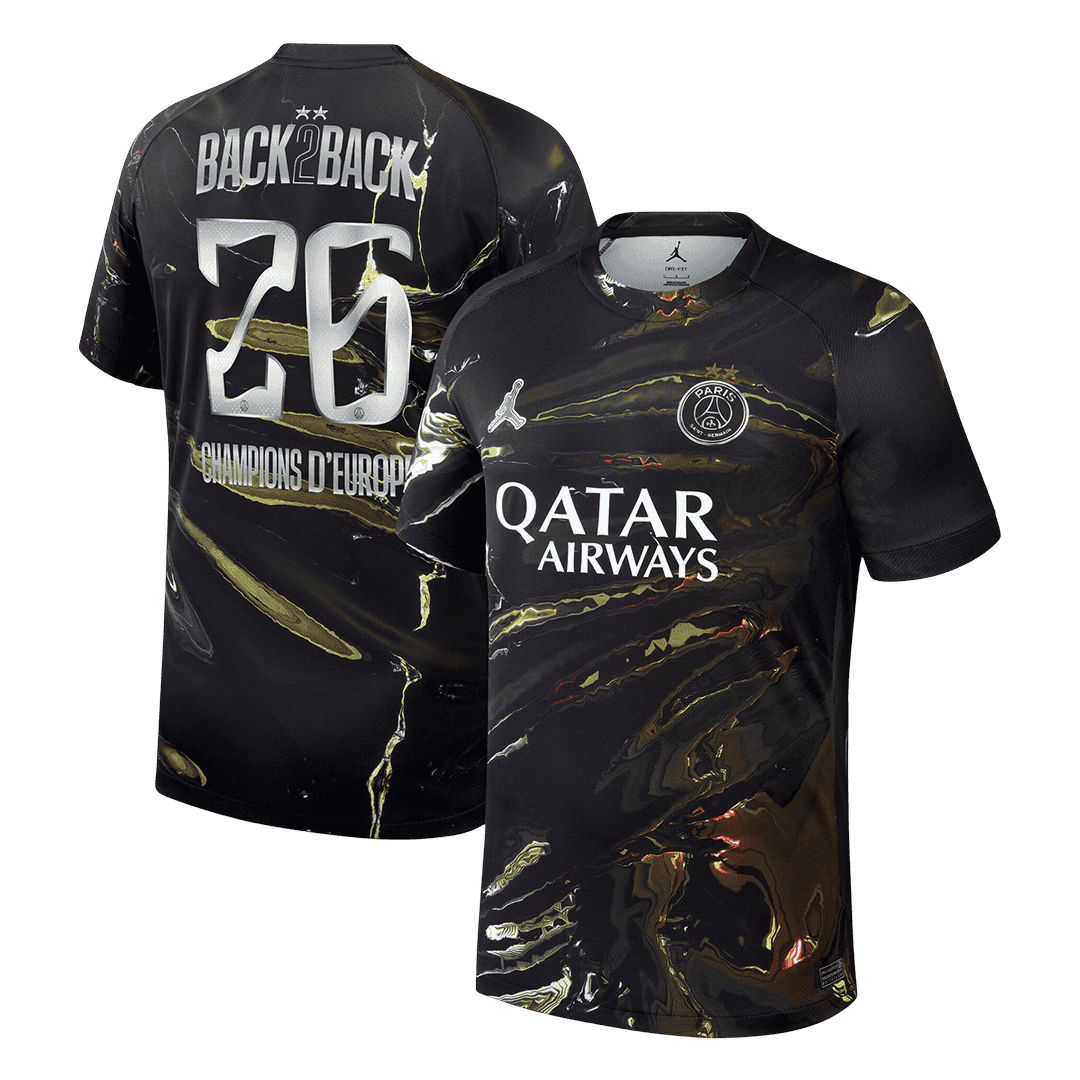 Camiseta Champions of Europe #26 PSG 2025/26 - Versión Hincha
