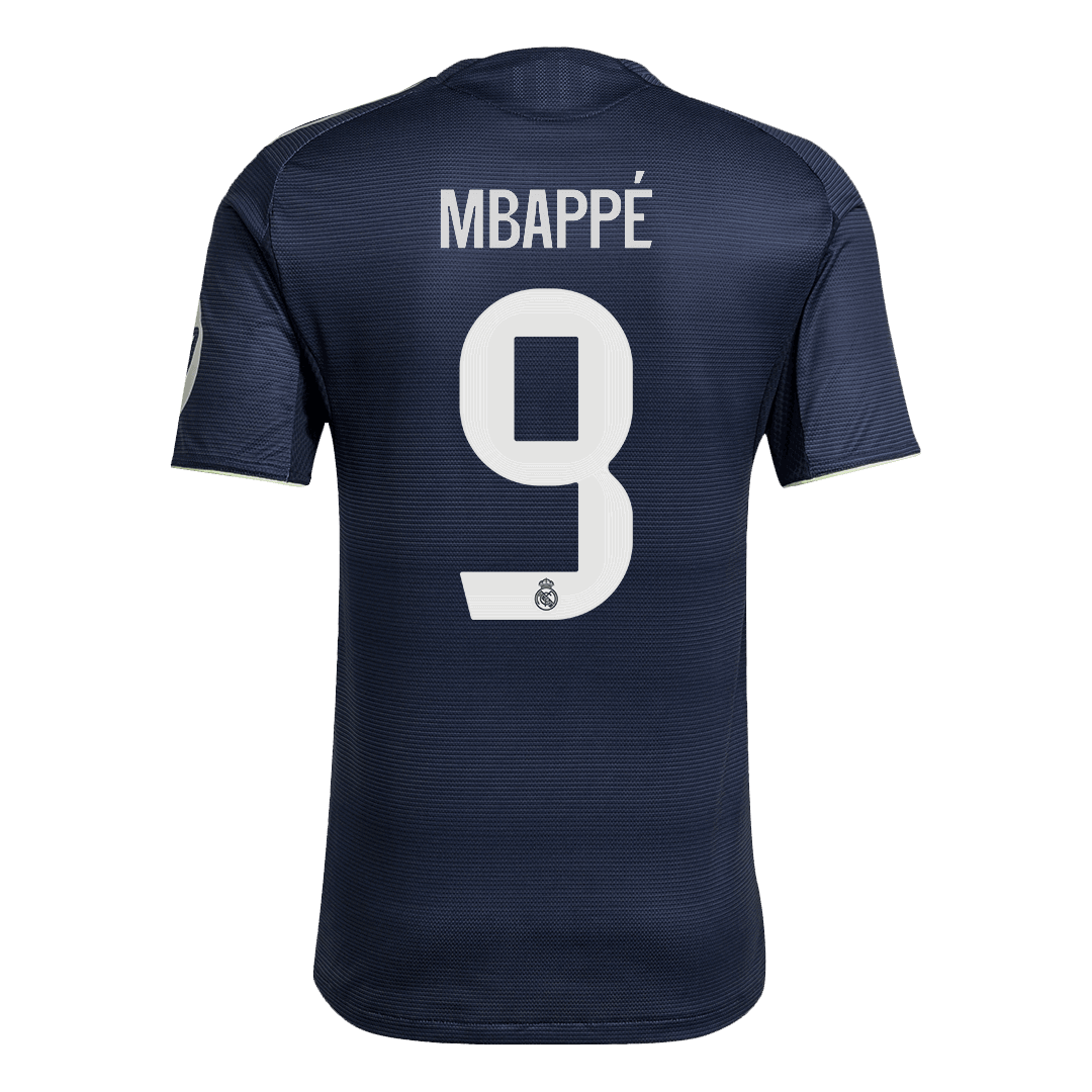 Camiseta Auténtica MBAPPÉ #9 Real Madrid 2025/26 Segunda Equipación-Versión Jugador