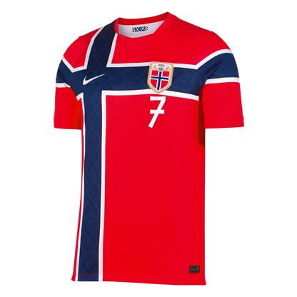 Camiseta SØRLOTH #7 Norway 2026 Primera Equipación Copa del Mundo - Versión Hincha