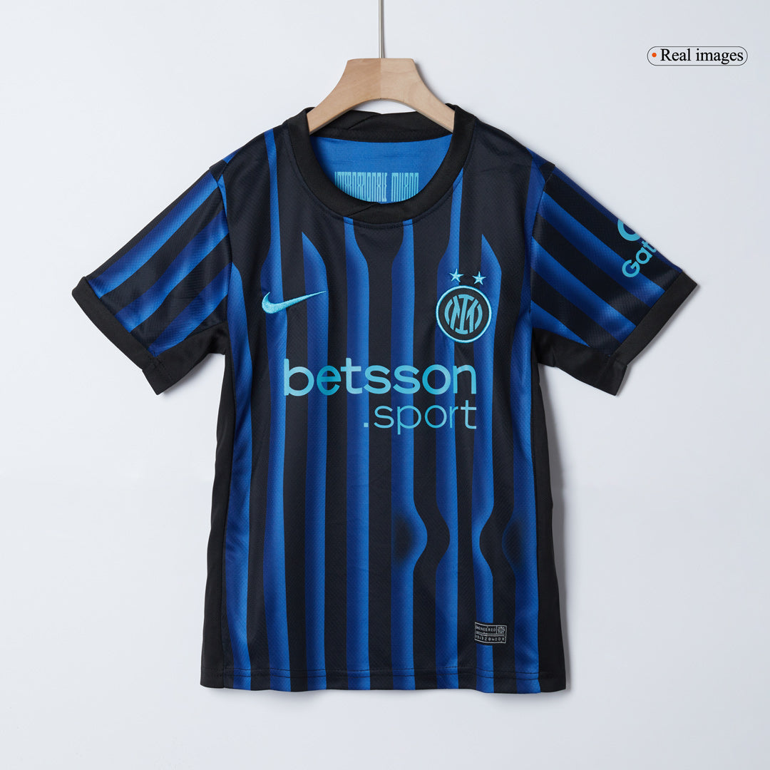 Conjunto Infantil Completo Inter Milan 2025/26 Primera Equipación-Camisetas Pasion Shop