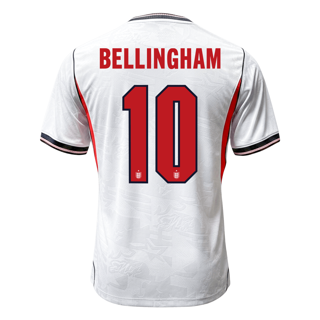 Camiseta Auténtica BELLINGHAM #10 England 2026 Primera Equipación Copa del Mundo -Versión Jugador