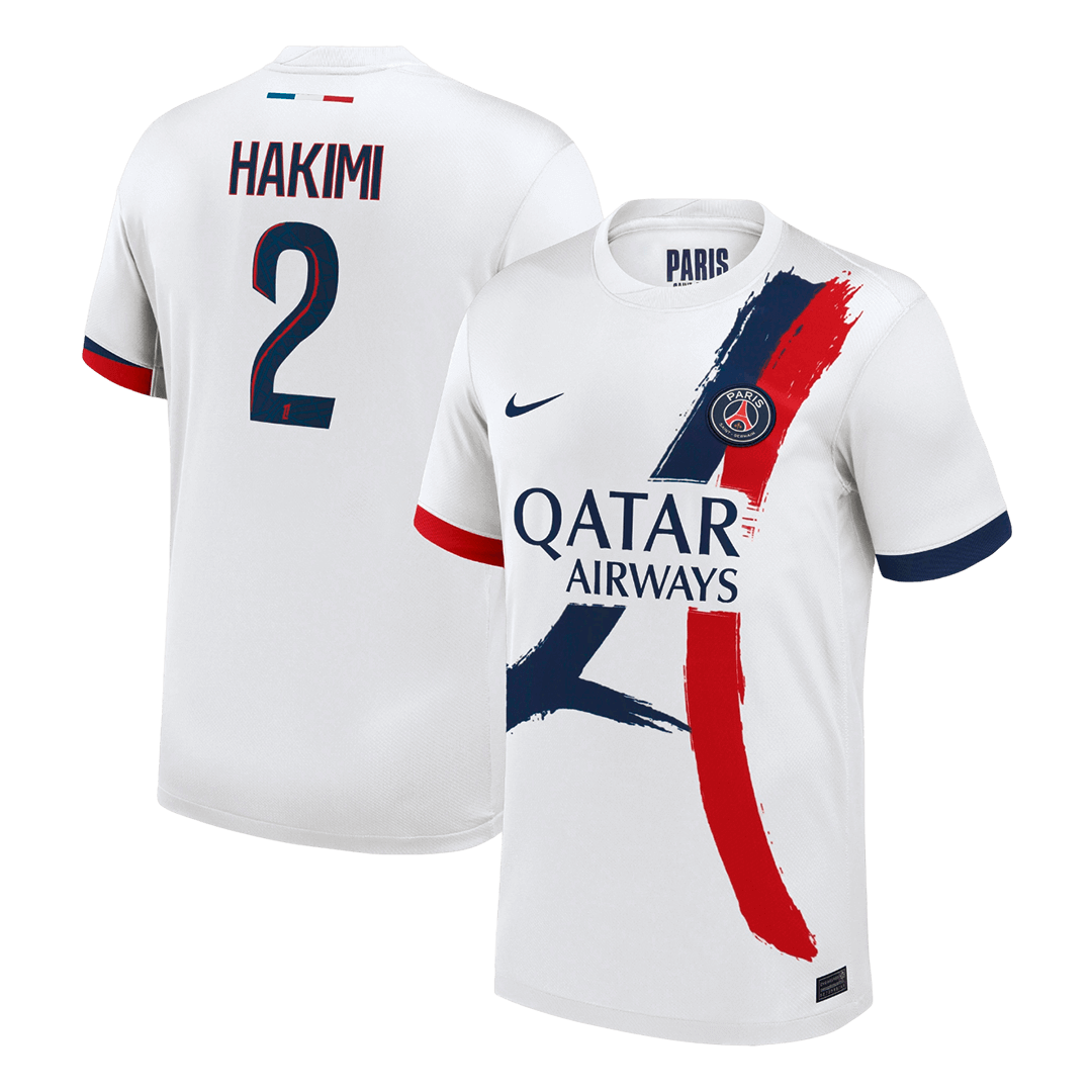 Camiseta Auténtica HAKIMI #2 PSG 2025/26 Segunda Equipación -Versión Jugador