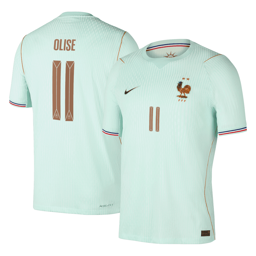 Camiseta Auténtica OLISE #11 France 2026 Segunda Equipación Copa del Mundo -Versión Jugador