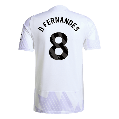 Camiseta Auténtica B.FERNANDES #8 Manchester United 2025/26 Segunda Equipación-Versión Jugador